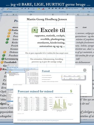 cover image of Excel til rapporter ...